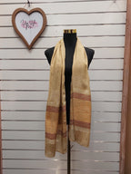 Gold Patterned Scarf image 2