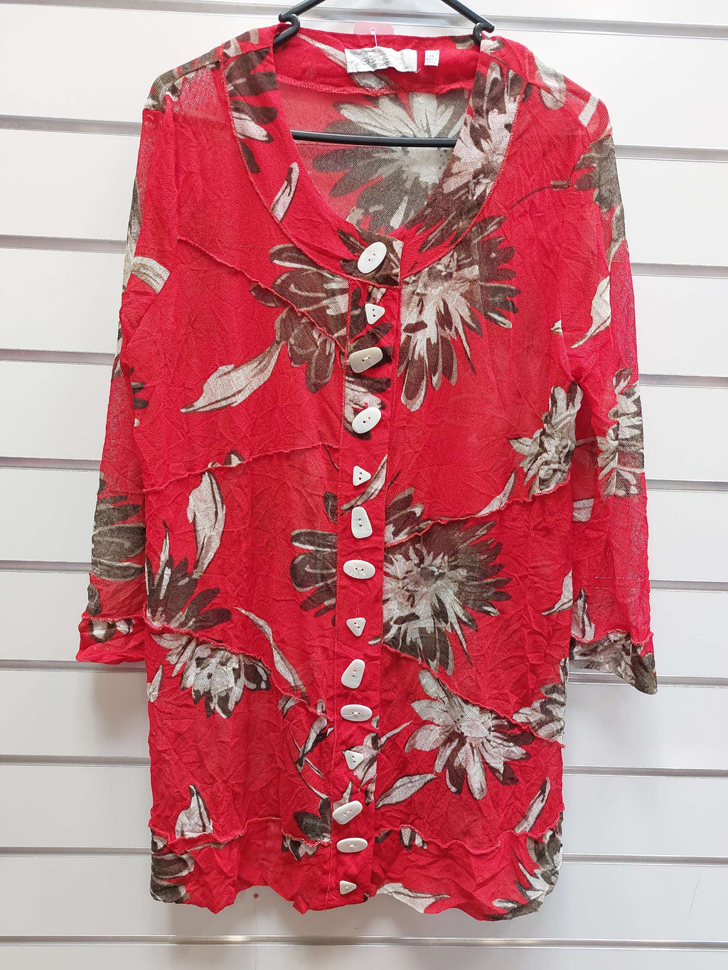 Elements Red Blouse - M image 0