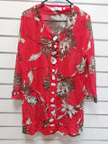 Elements Red Blouse - M image 0