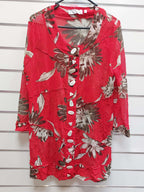 Elements Red Blouse - M image 0