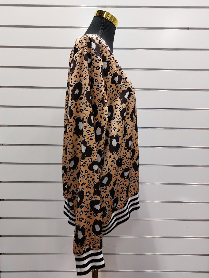 Charlo Leopard Print Blouse - 14 image 1