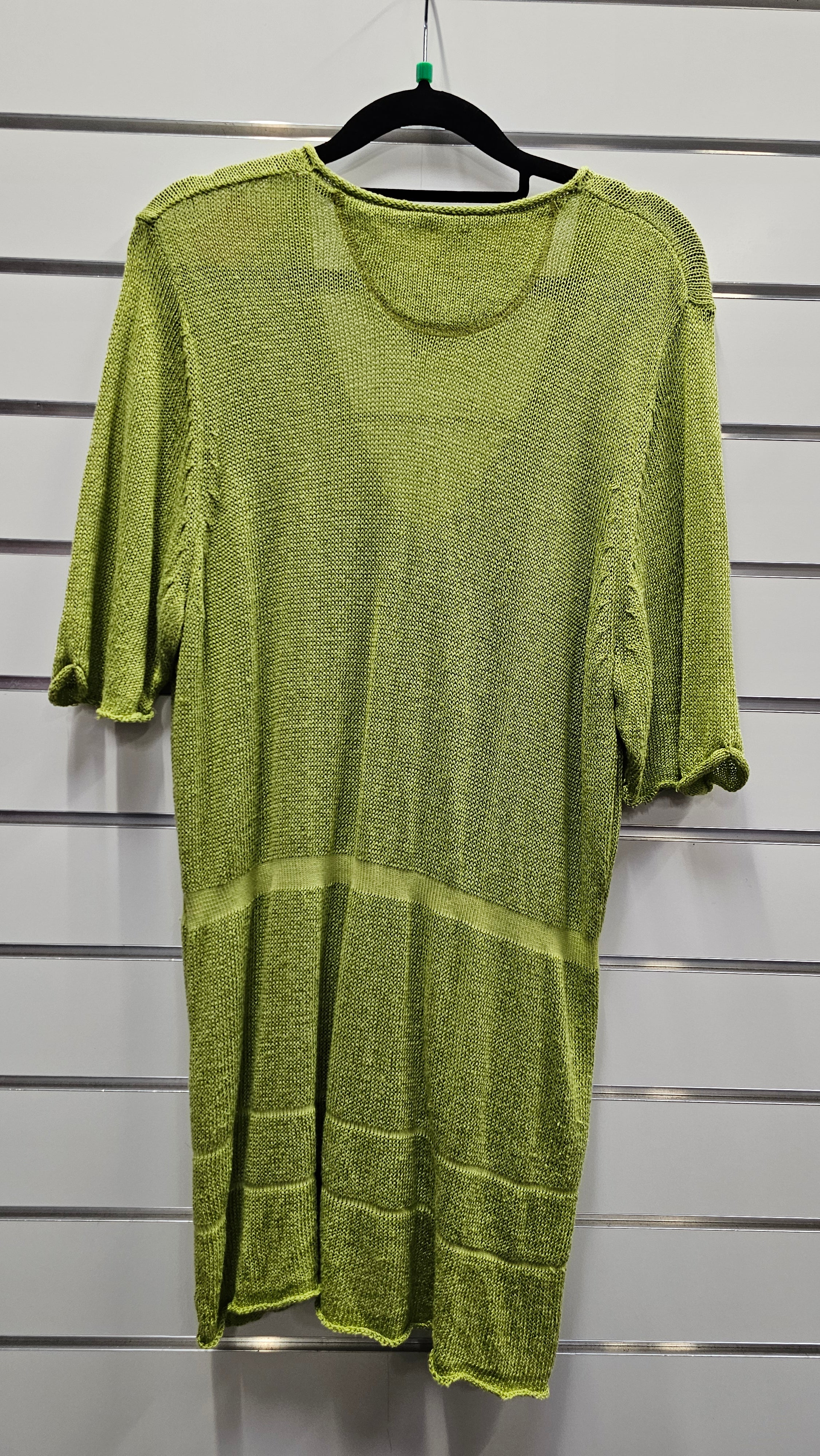 Verge Knitted Short Sleeve Blouse - XL image 1