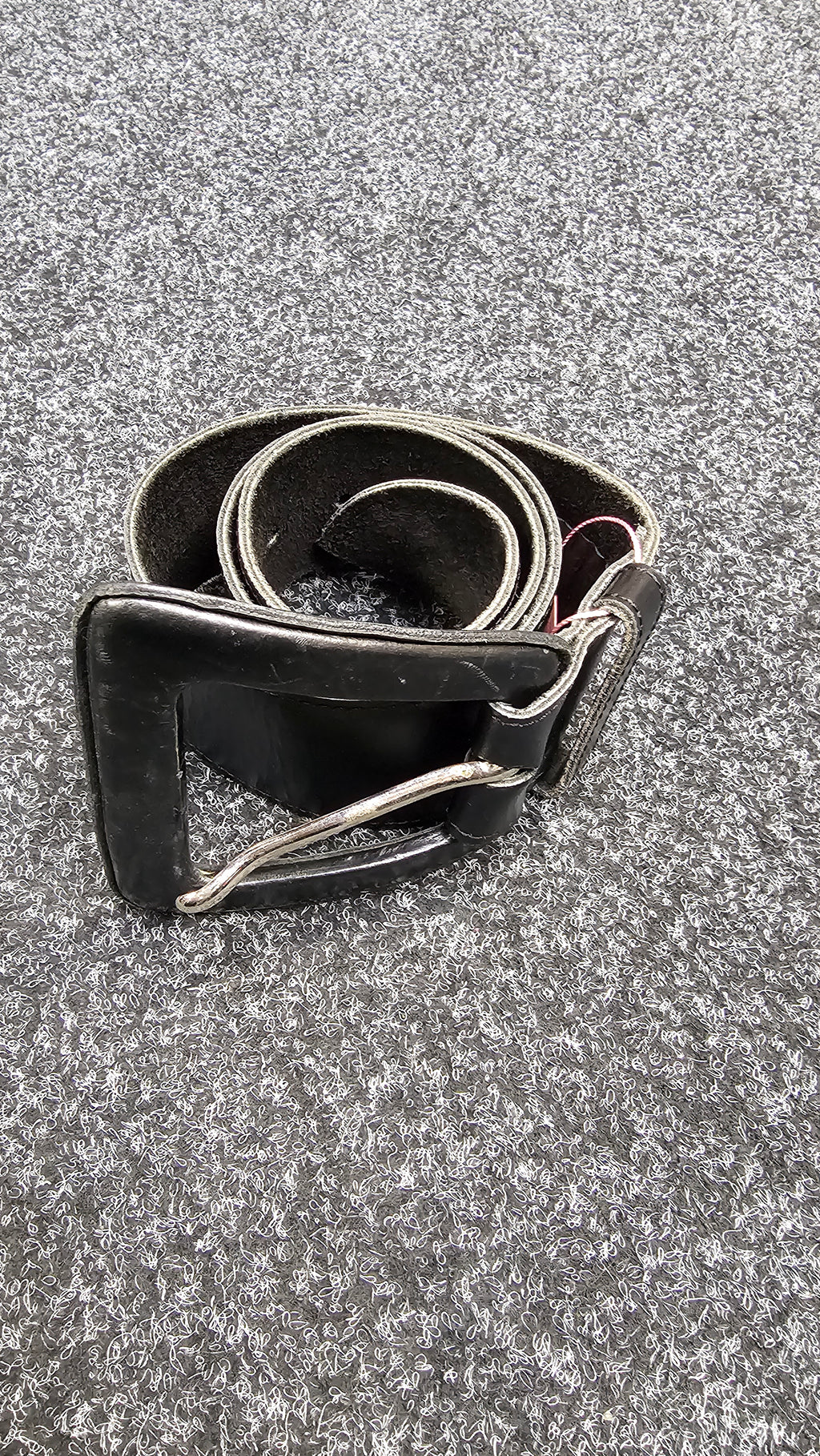 Cue Black Leather Belt - L image 1