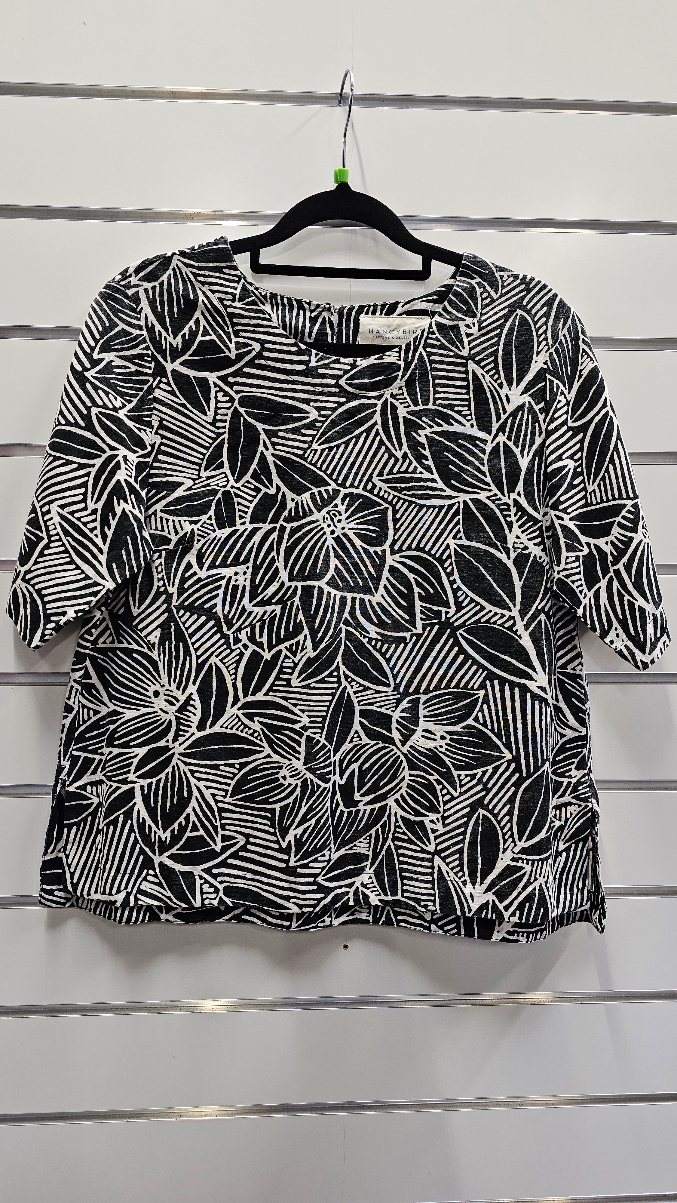 Nancybird Linen And Cotton Blend Short Sleeve Blouse - 12 image 0