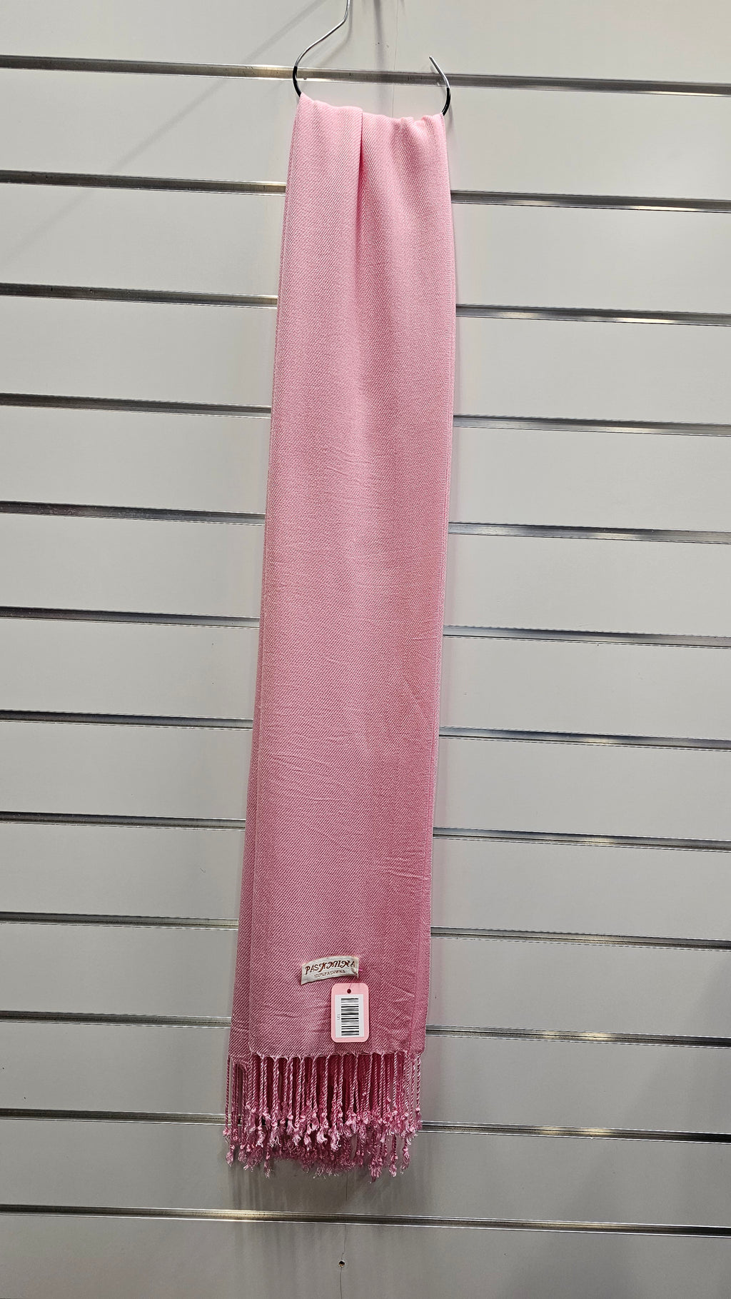 100% Pashmina Pink Scarf image 0