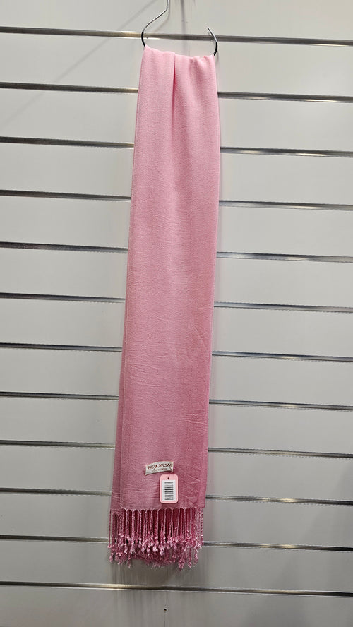 100% Pashmina Pink Scarf image 0
