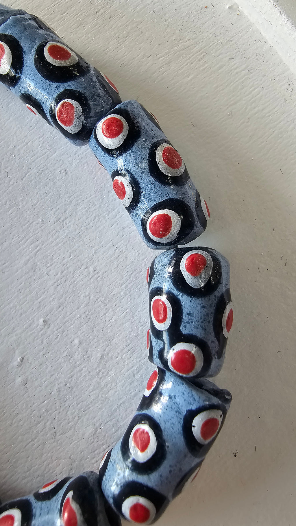Blue Clay Beaded Bracelet image 1