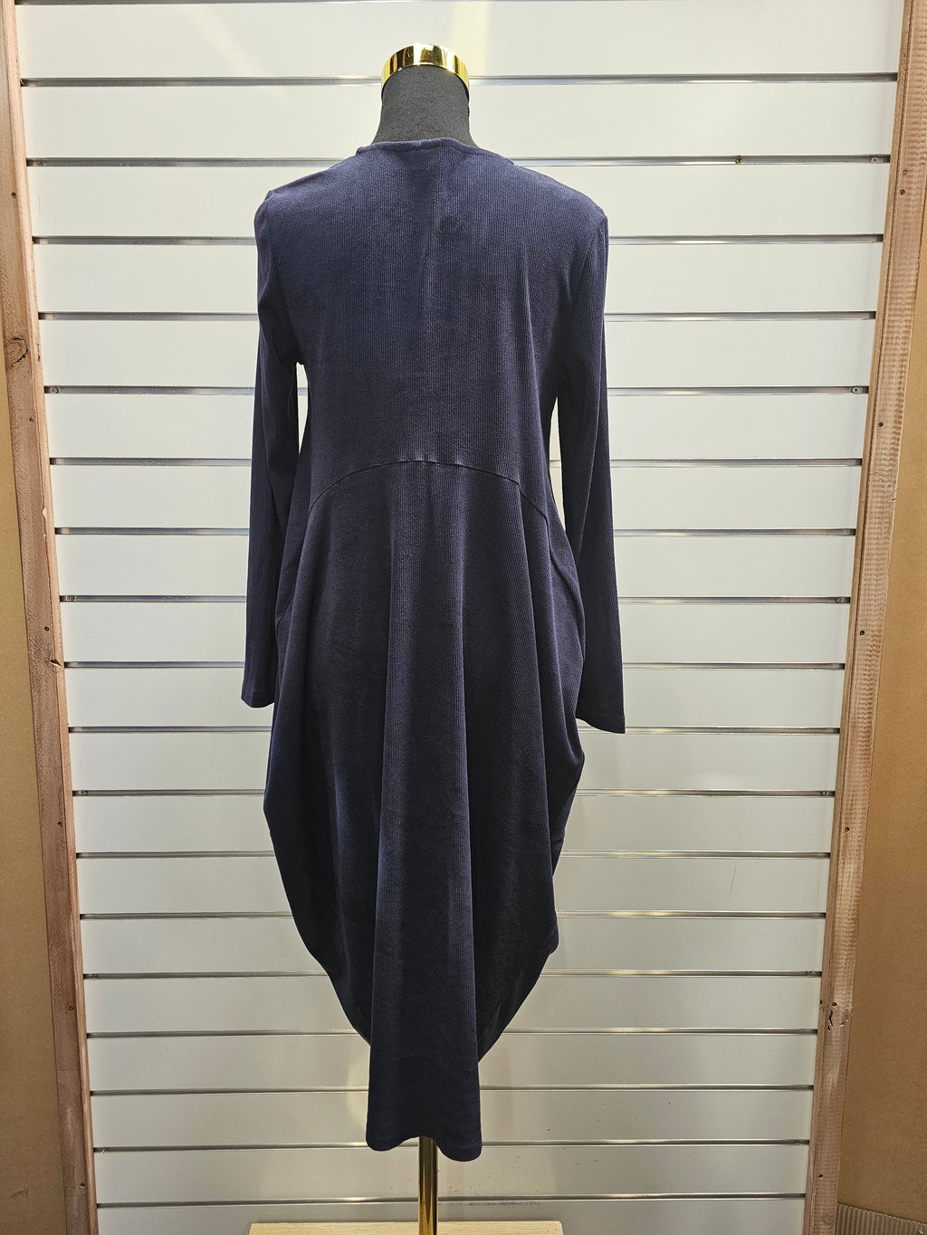 Black Stone Corduroy Dress - 8 image 1