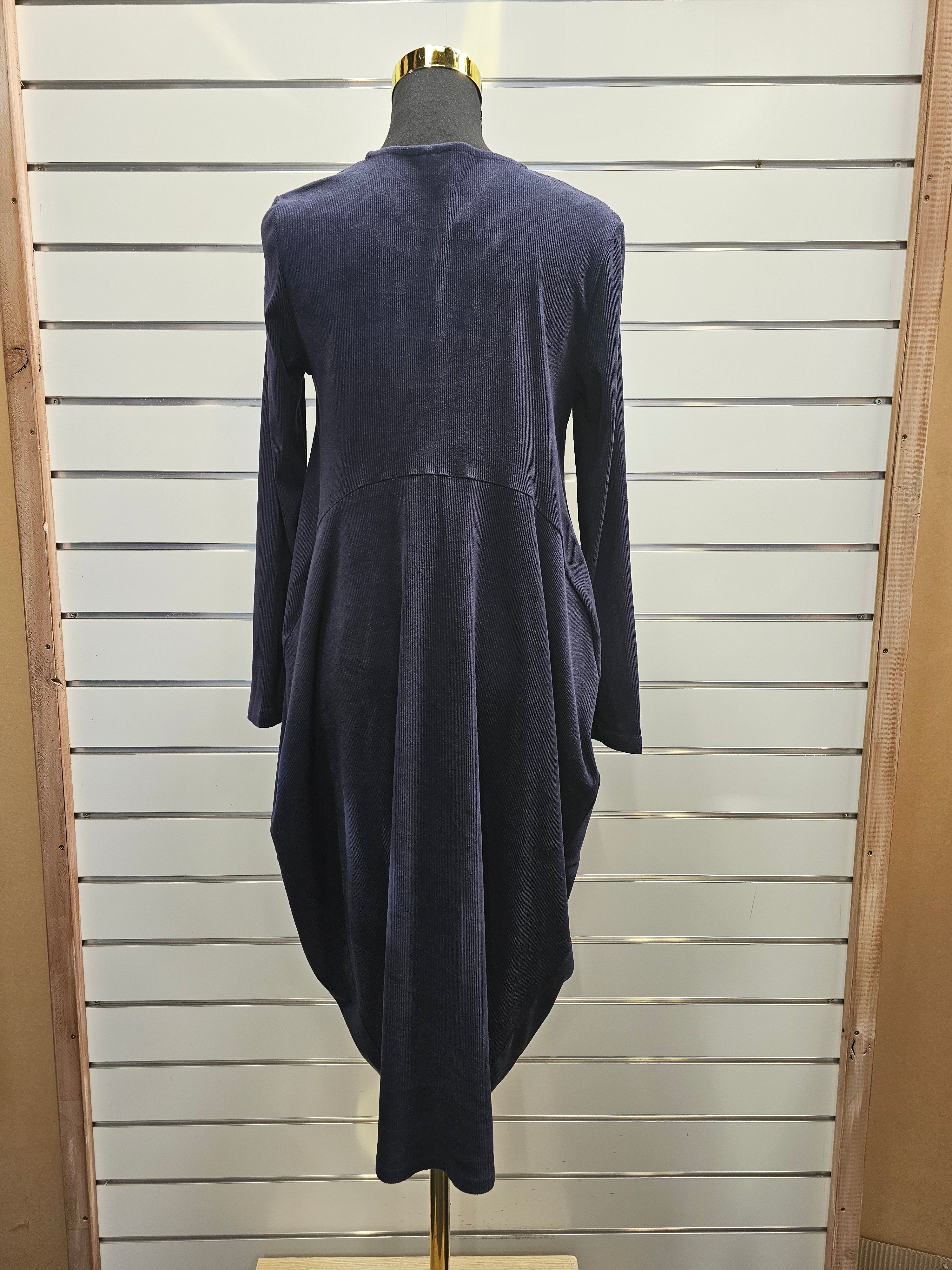 Black Stone Corduroy Dress - 8 image 1