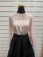 Zara Basic Blush Blouse - S image 1