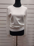 Derhy Cream Knit Jersey - S image 0
