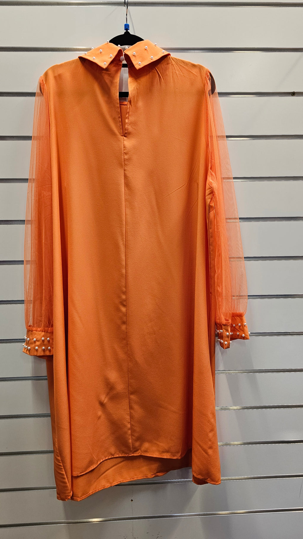 Shein Orange Long Sleeve Dress - 2XL image 1