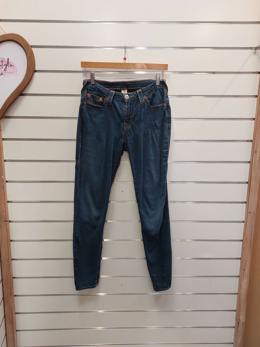 True Religion Dark Wash Jeans - 27/8 image 0
