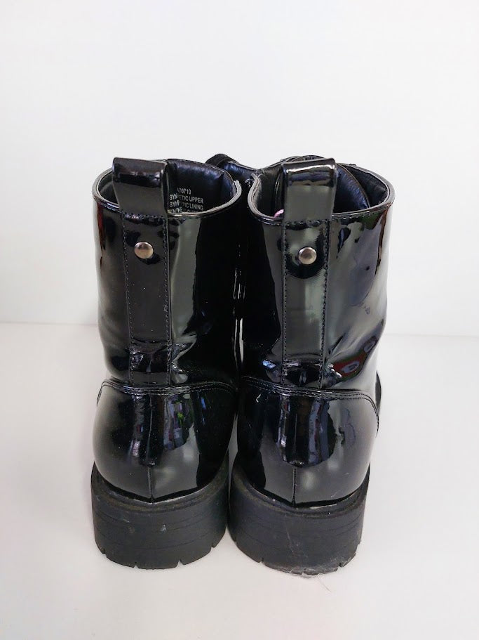 Taking Shape Patent Black Pleather Boots - 41 image 2