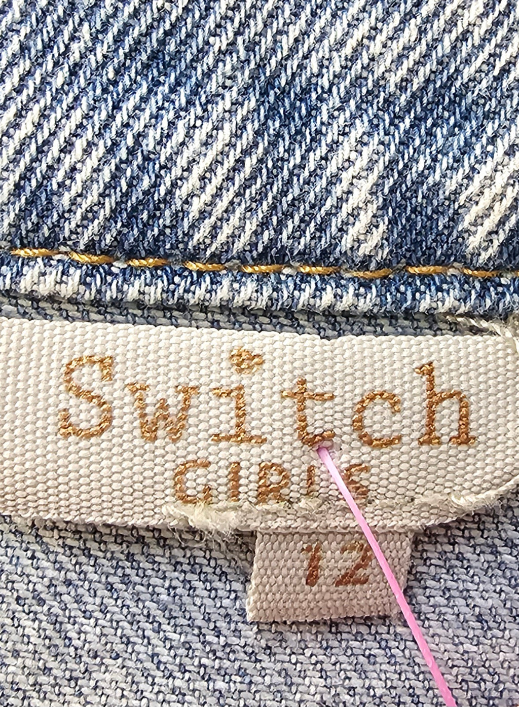 Switch Girls Denim Jacket, Cotton, And Viscose Blend - 12 image 4