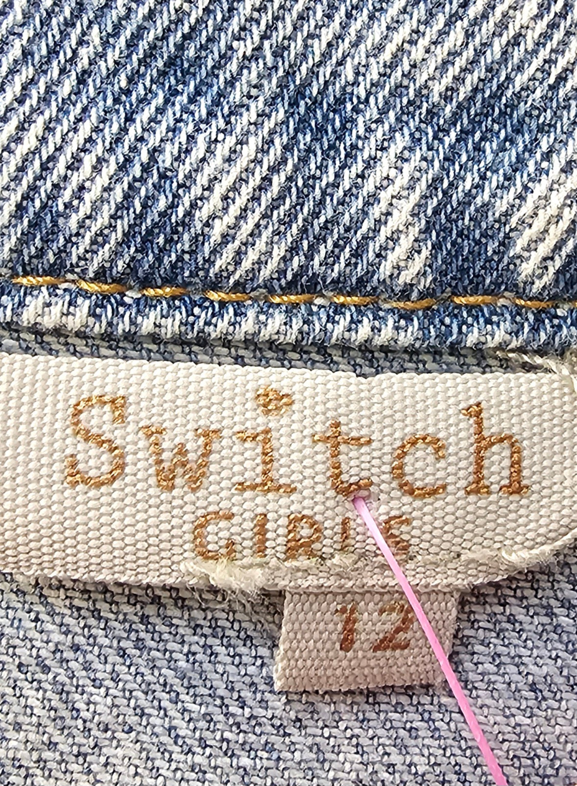 Switch Girls Denim Jacket, Cotton, And Viscose Blend - 12 image 4