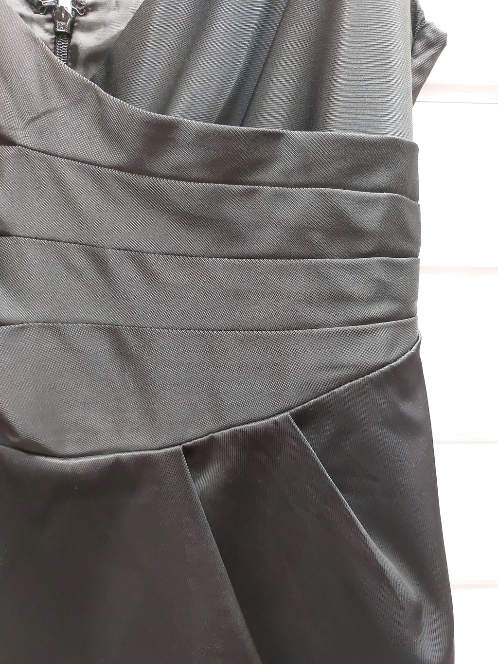 Glassons Pleated Black Dress - 12 image 1