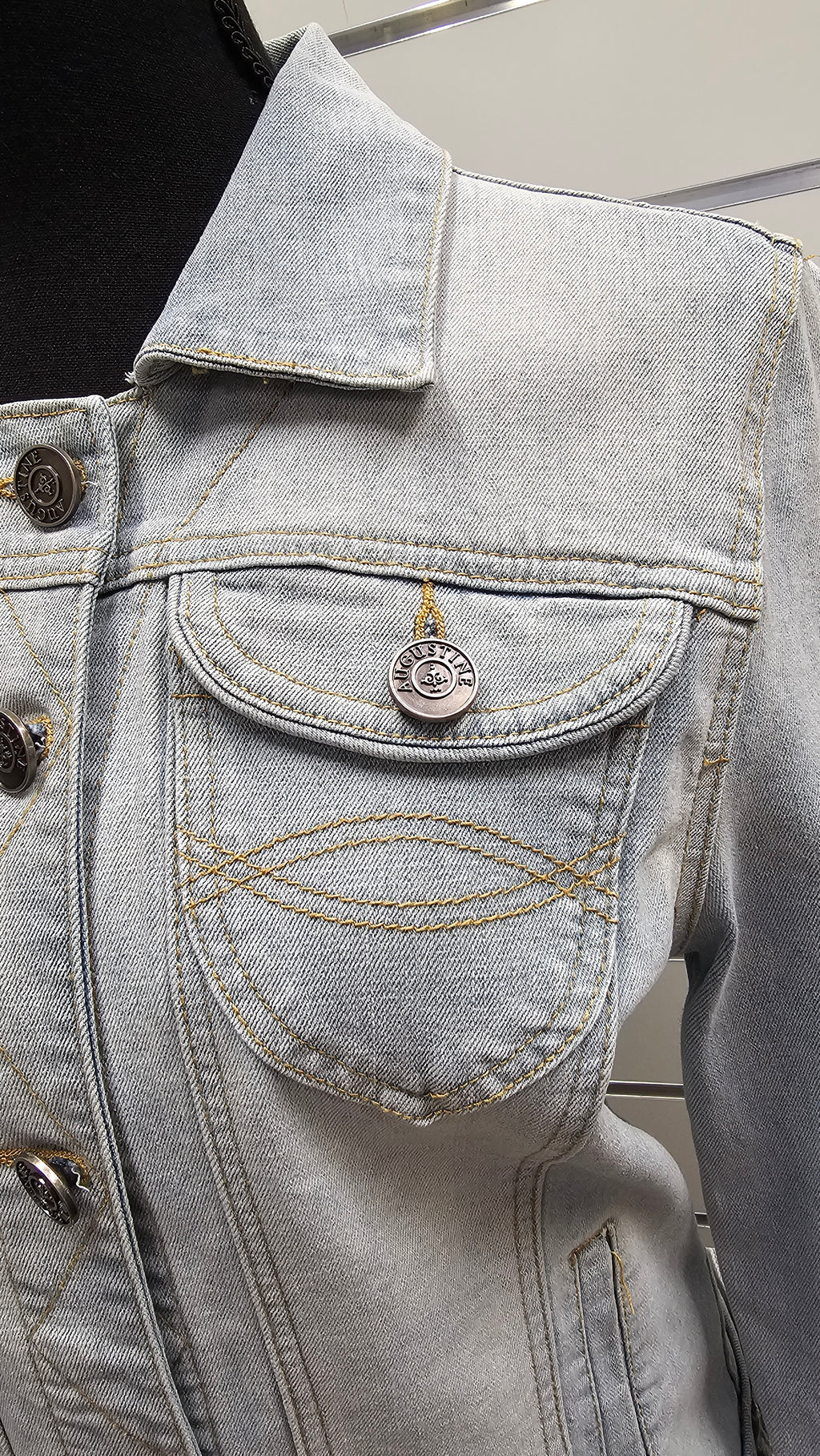 Augustine Denim Jacket Cotton - M image 3