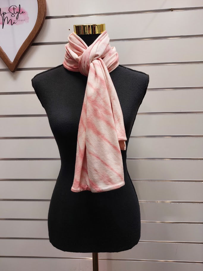 Pink Tie Die Scarf image 2