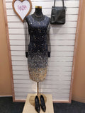 Black & Yellow Spotty Dress - M image 0