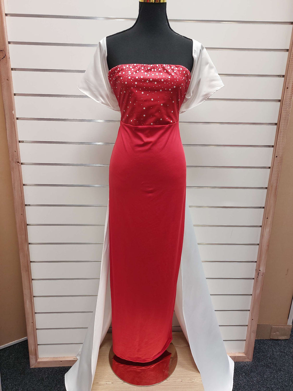 Shein Red & White Dress - L image 0