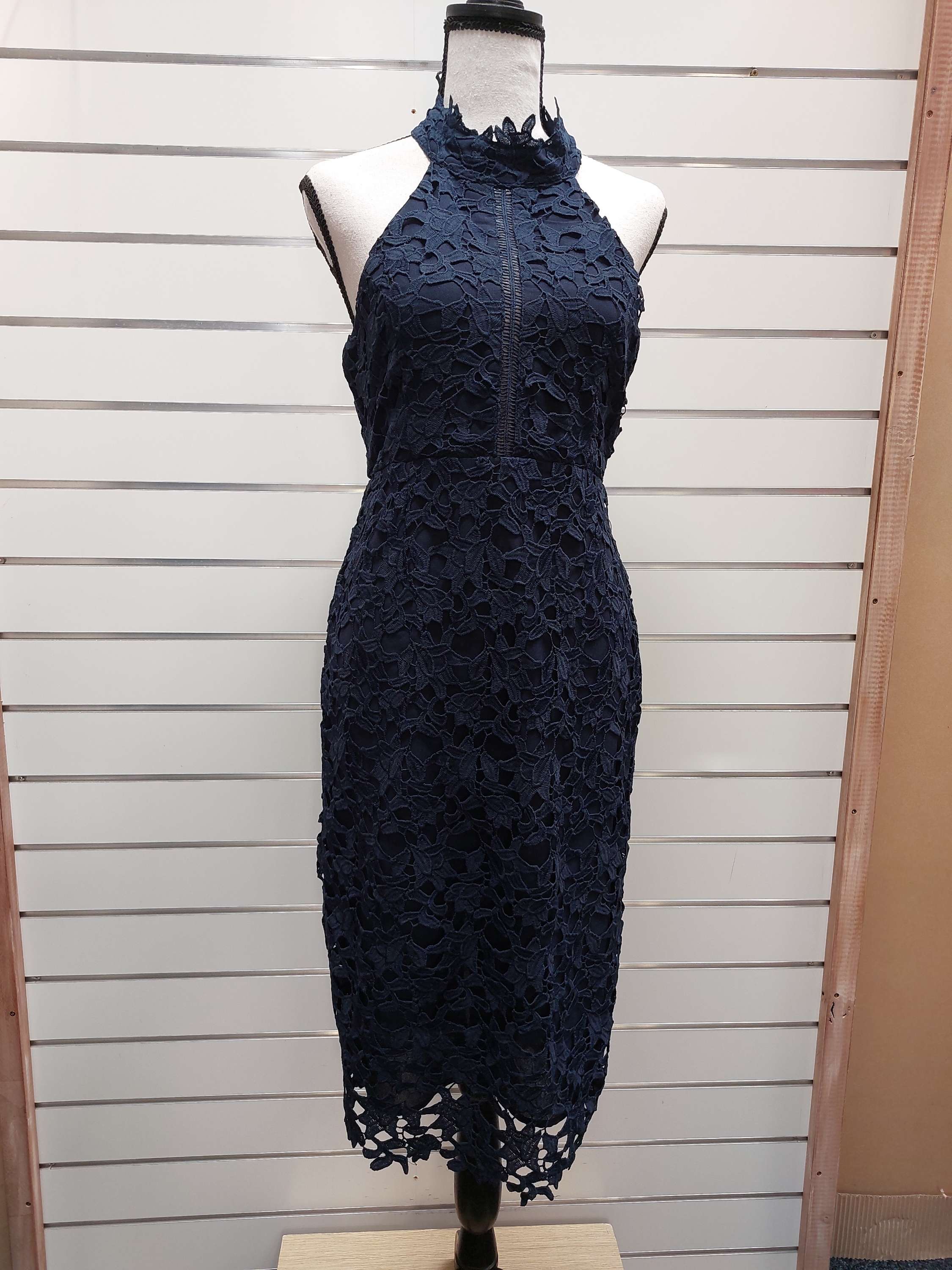 Pagani Navy Lace Dress - 10 image 0