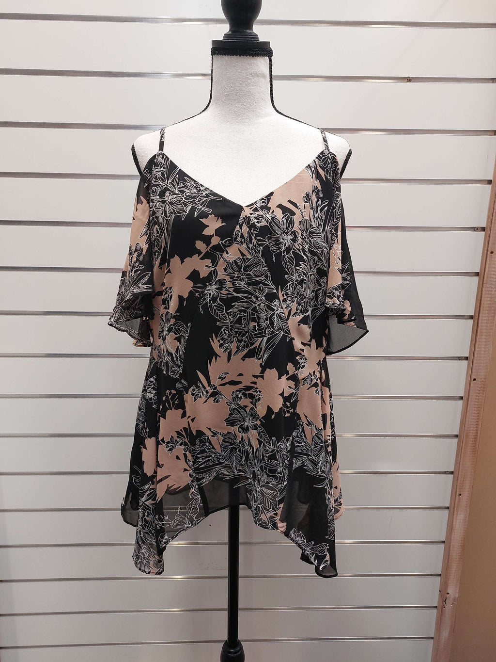 City Chic Floral Strappy Blouse - 14 image 0