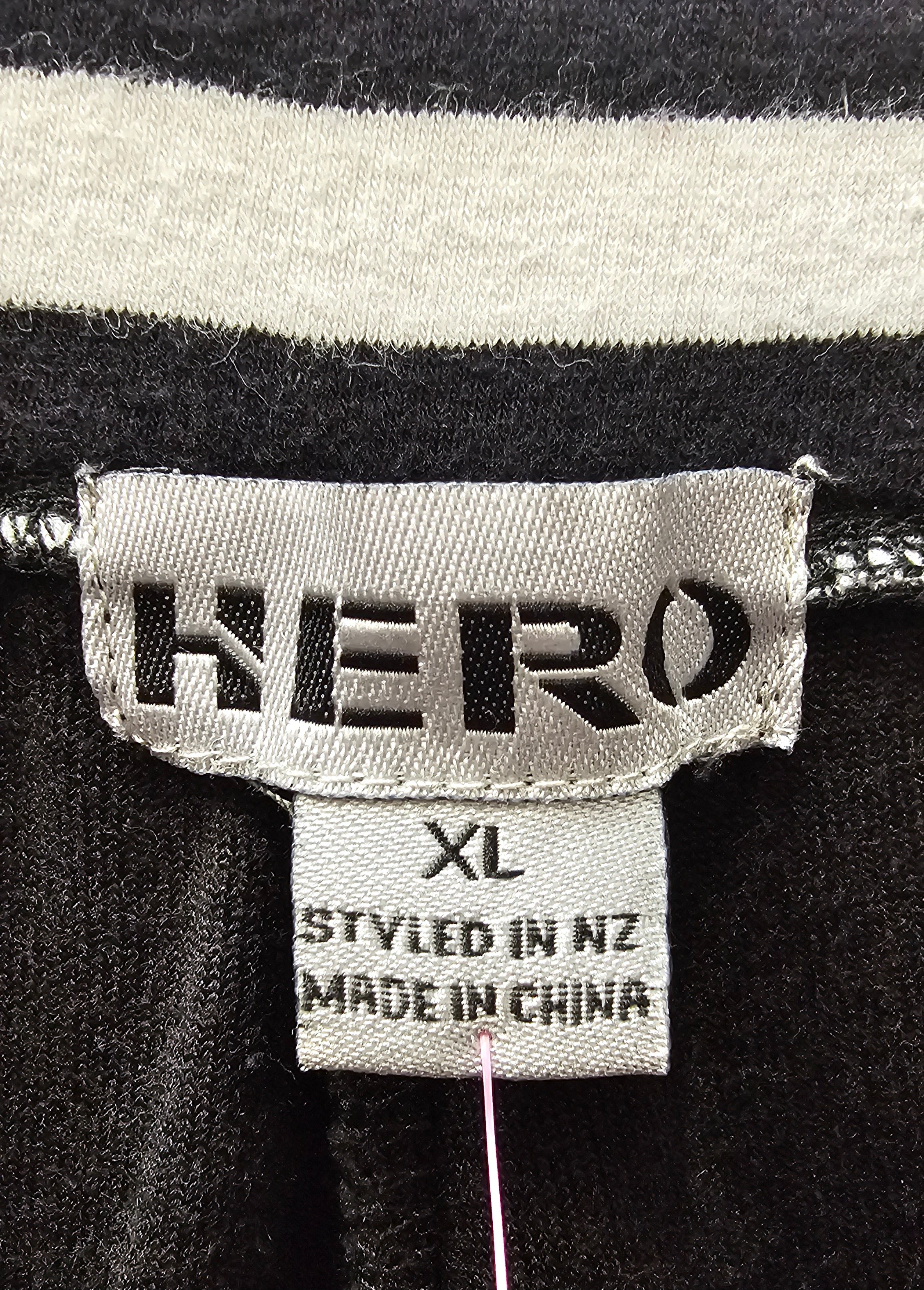 Hero 80% Cotton Suede Black Pants - XL image 2