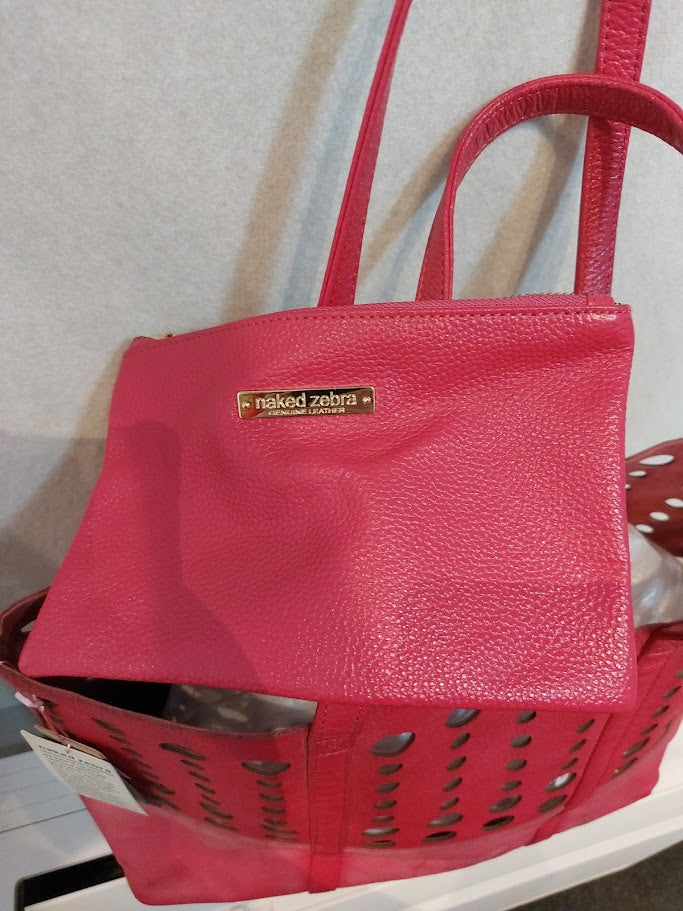 Naked Zebra Hot Pink Bag image 1
