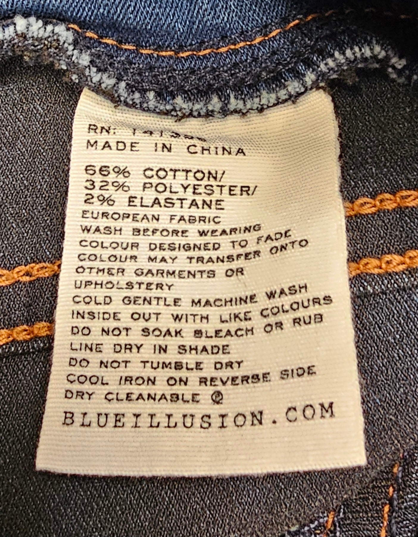 Blue Illusion Jeans - 2XL image 3