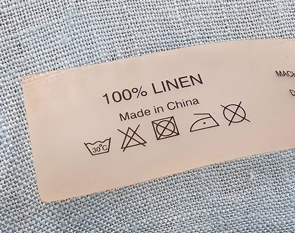 Blue 100% Linen Dress - 12 image 3