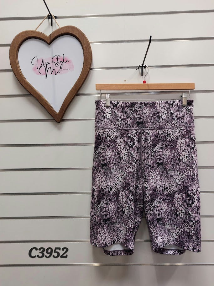 Active Intent Purple Pattern Shorts - 3XL image 0