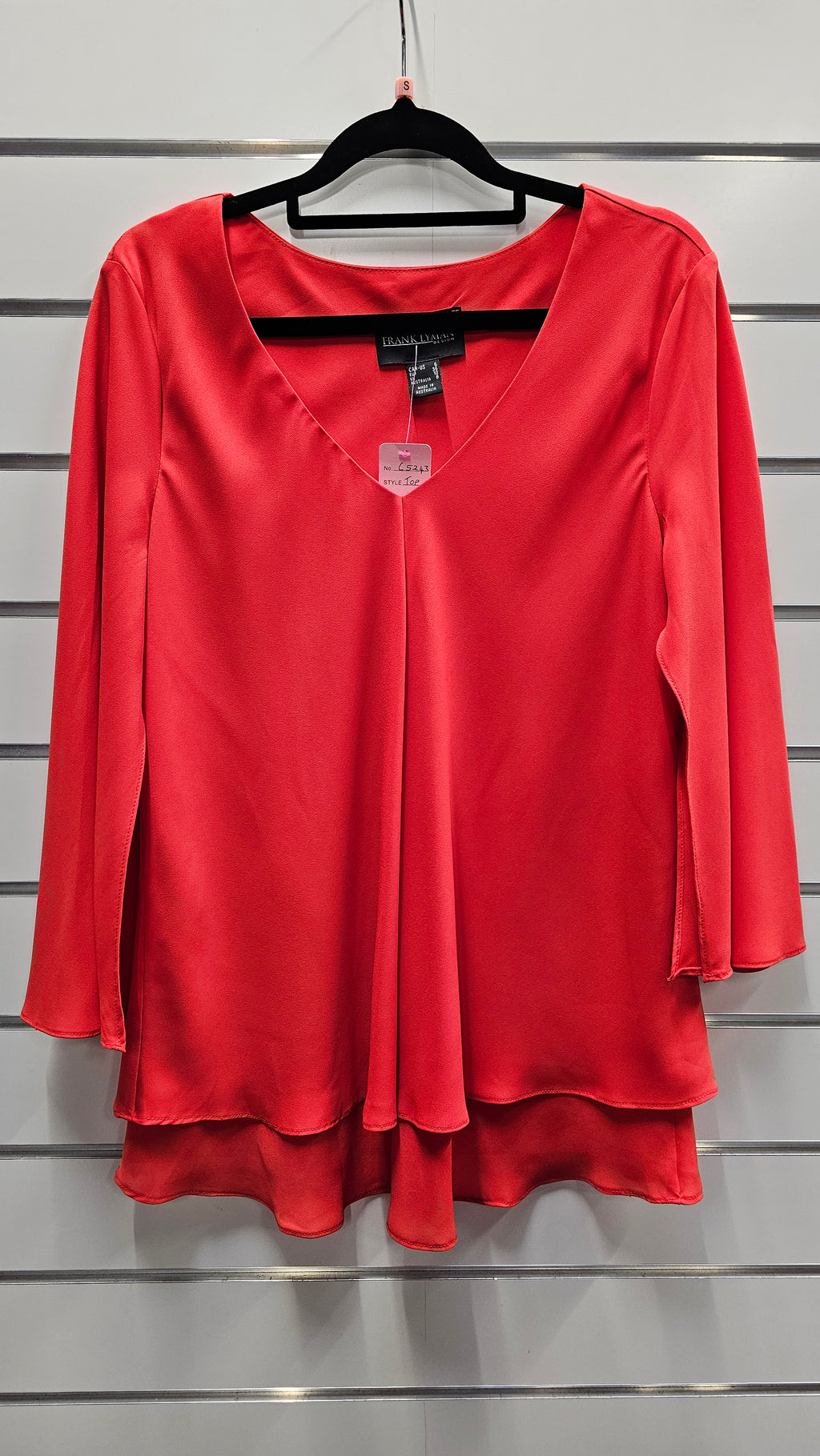 Frank Lyman 3/4 Sleeve Blouse Dark Orange - 8 image 0