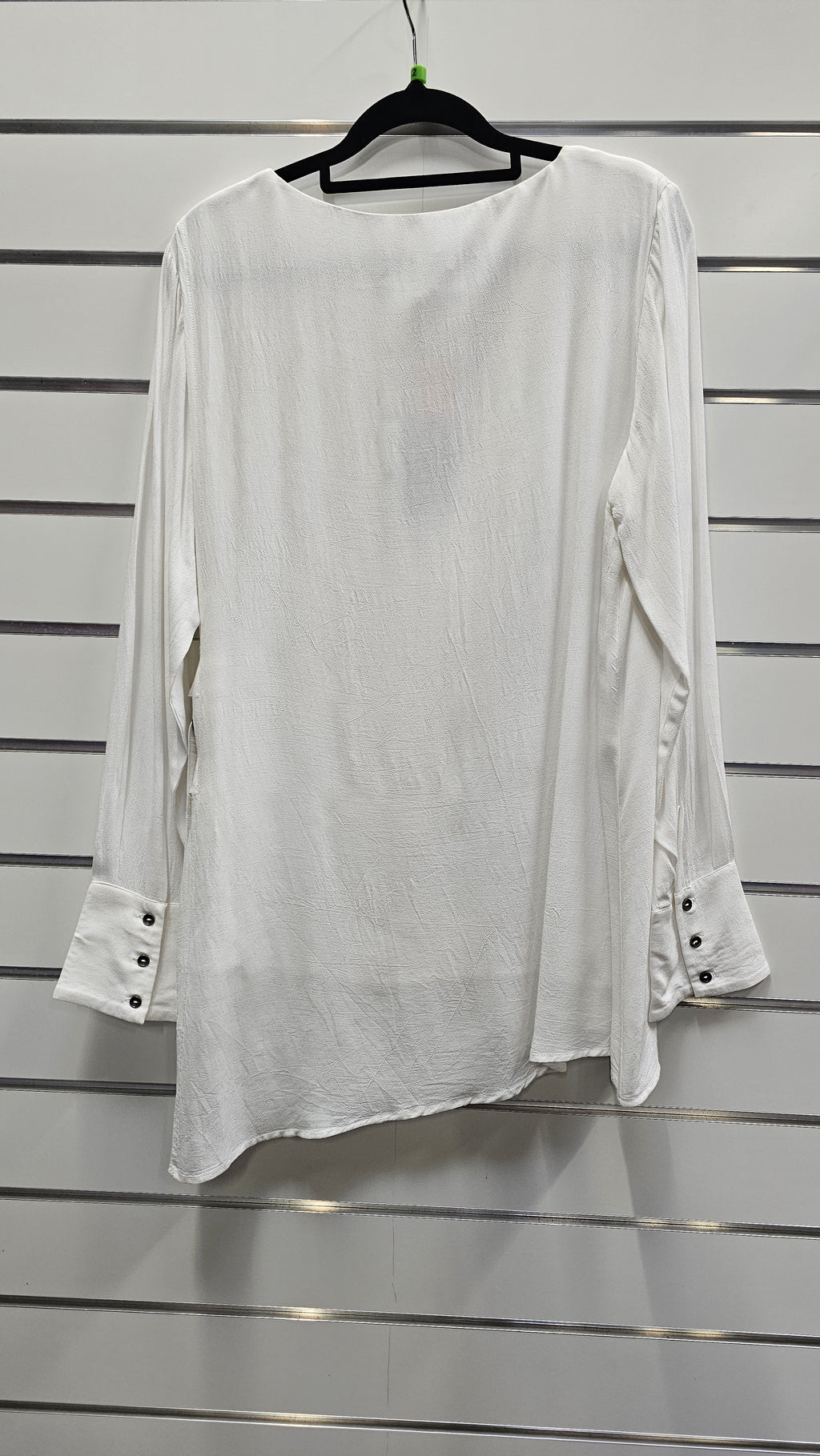 Marco Polo White Long Sleeve Blouse 100% Viscose - 12 image 1