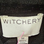 Witchery Black Sleeveless Top Viscose Blend - M image 3