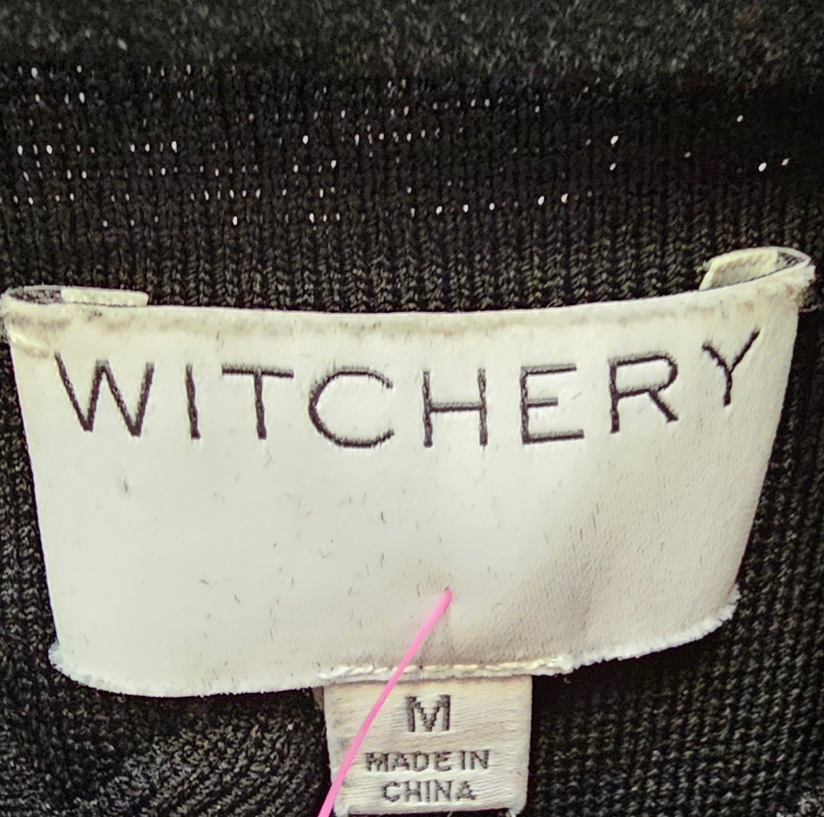 Witchery Black Sleeveless Top Viscose Blend - M image 3