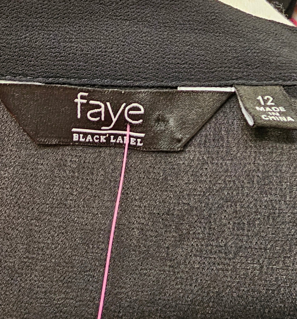 Faye black dress 100% Viscose - size 12 image 5