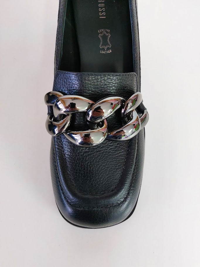 Capelli Rossi Black Leather Loafers NEW - 41 image 1