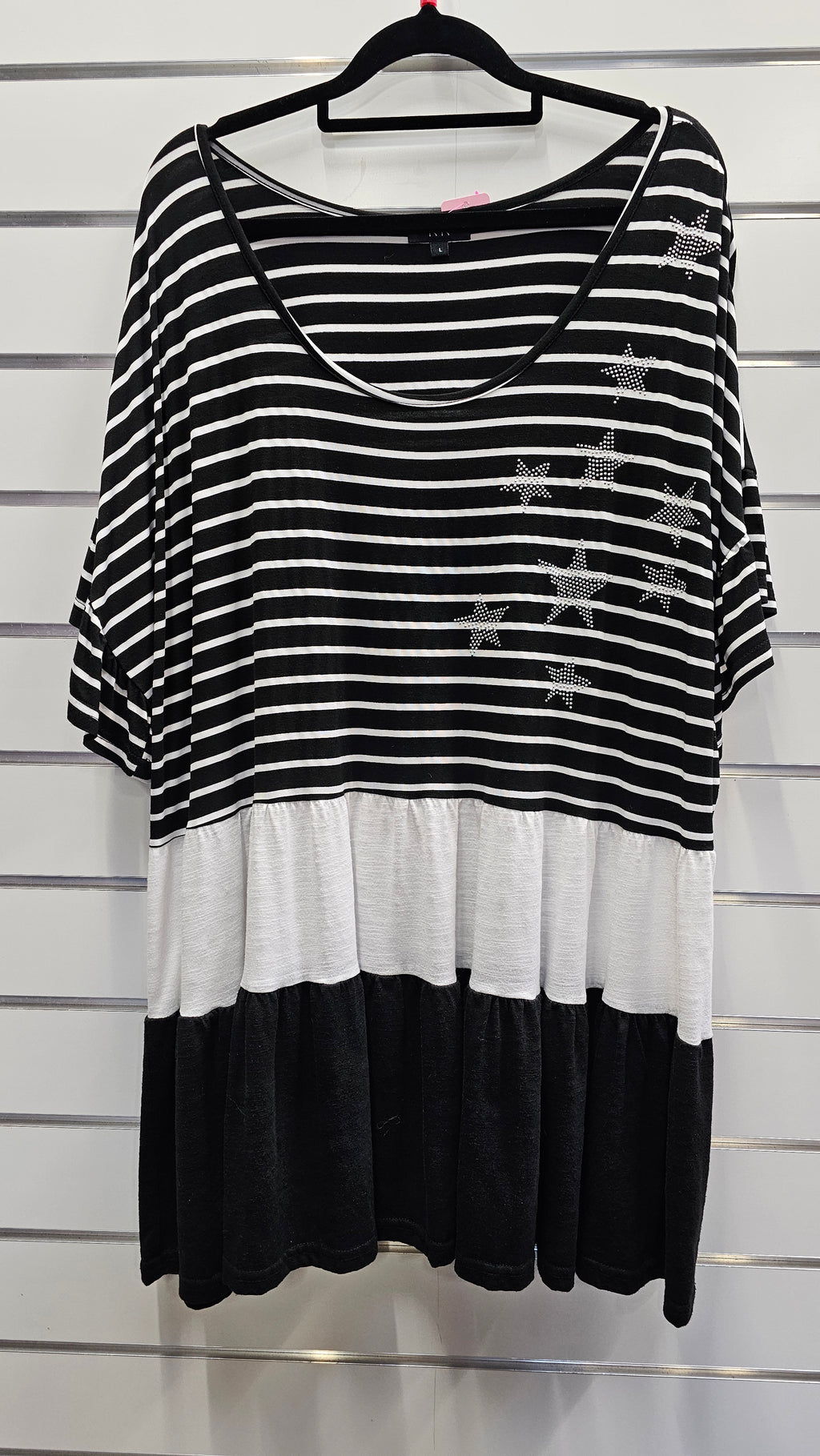 K+K Black And White Tunic - L image 0