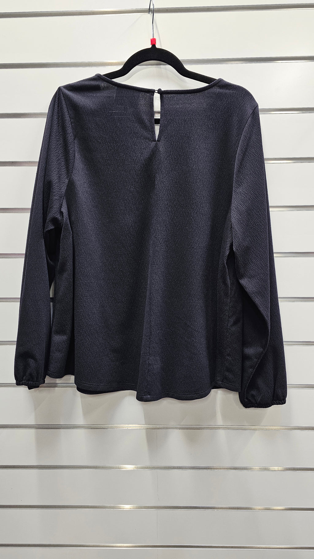 Studio Curve Long Sleeve Blouse Navy Blue - L image 1