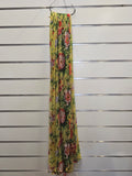 Green Floral Print Fashion Scarf image 1