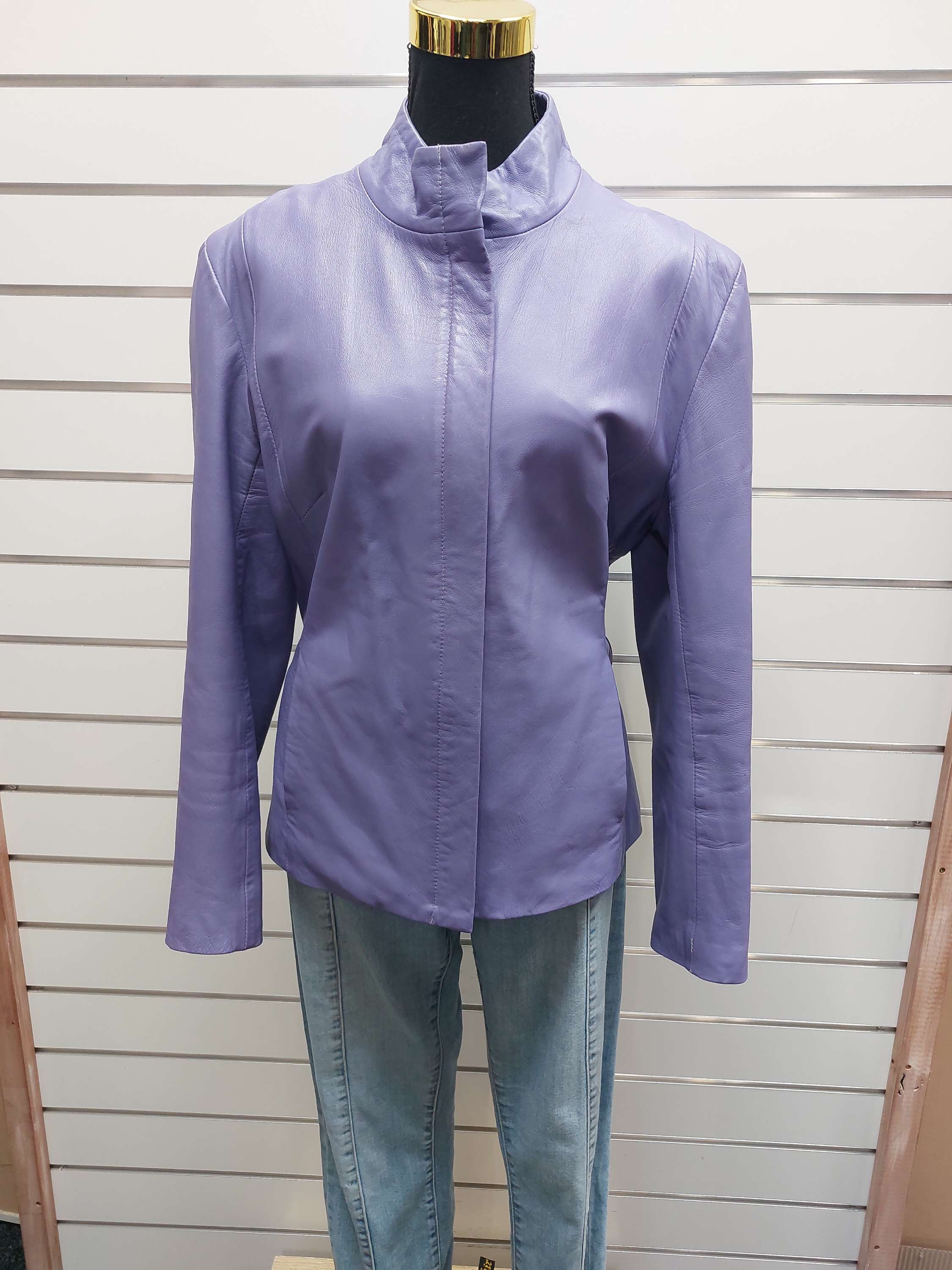 Noble Purple Leather Jacket - XL image 1