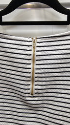 Whistle Black And White Striped Tunic - M image 2