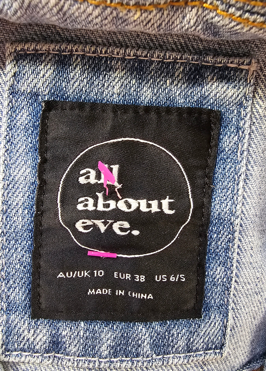All About Eve Denim Jacket 100% Cotton - 10 image 4