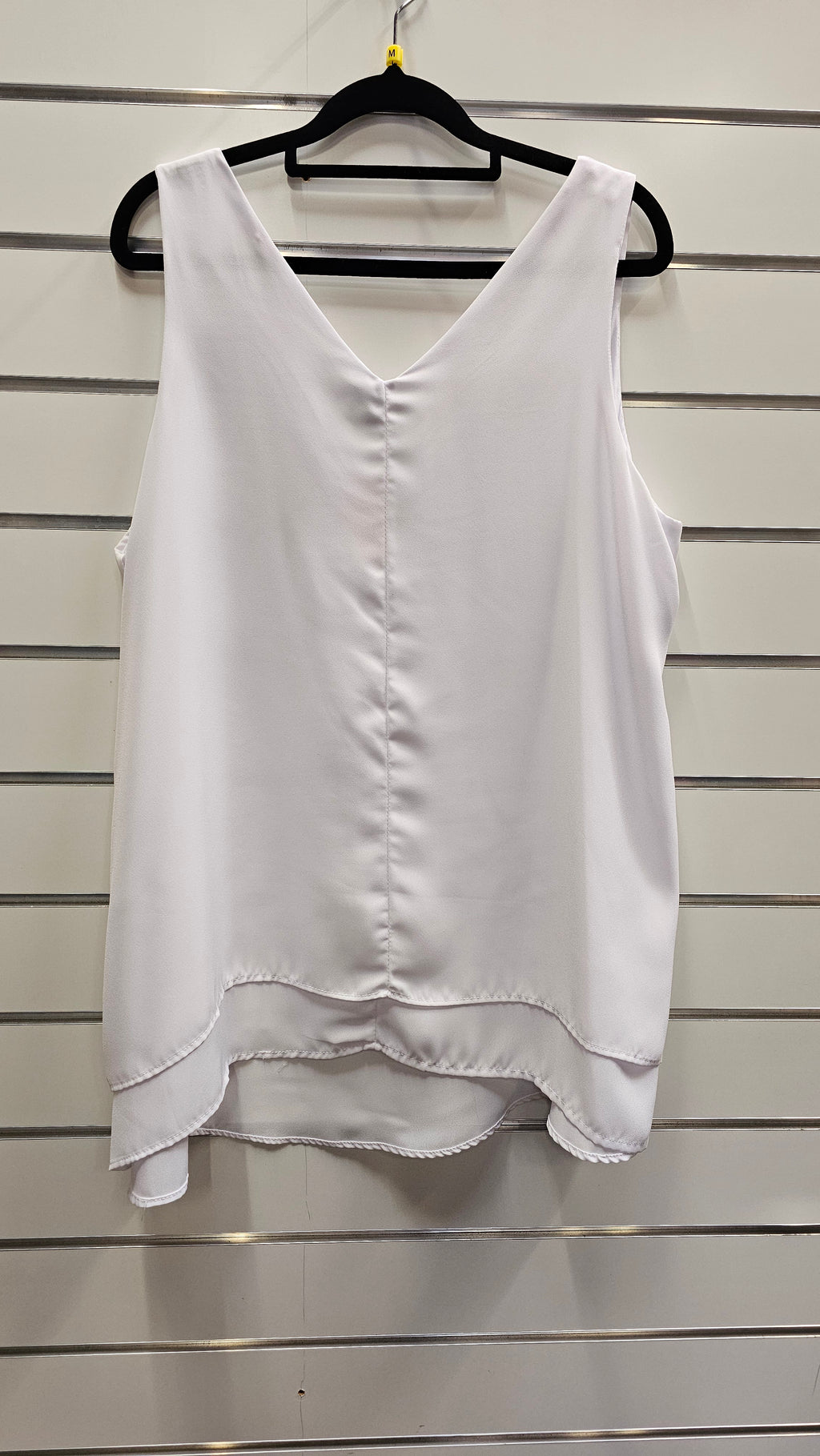 K+K White Sleeveless Blouse - M image 1