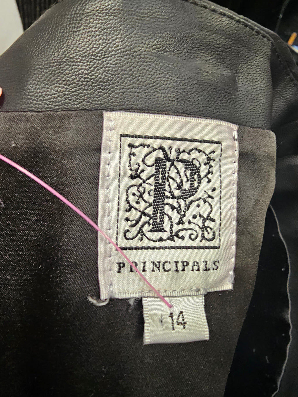 Principals Leather Mini Skirt - 14 image 2