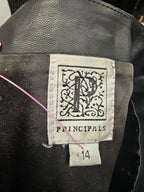 Principals Leather Mini Skirt - 14 image 2