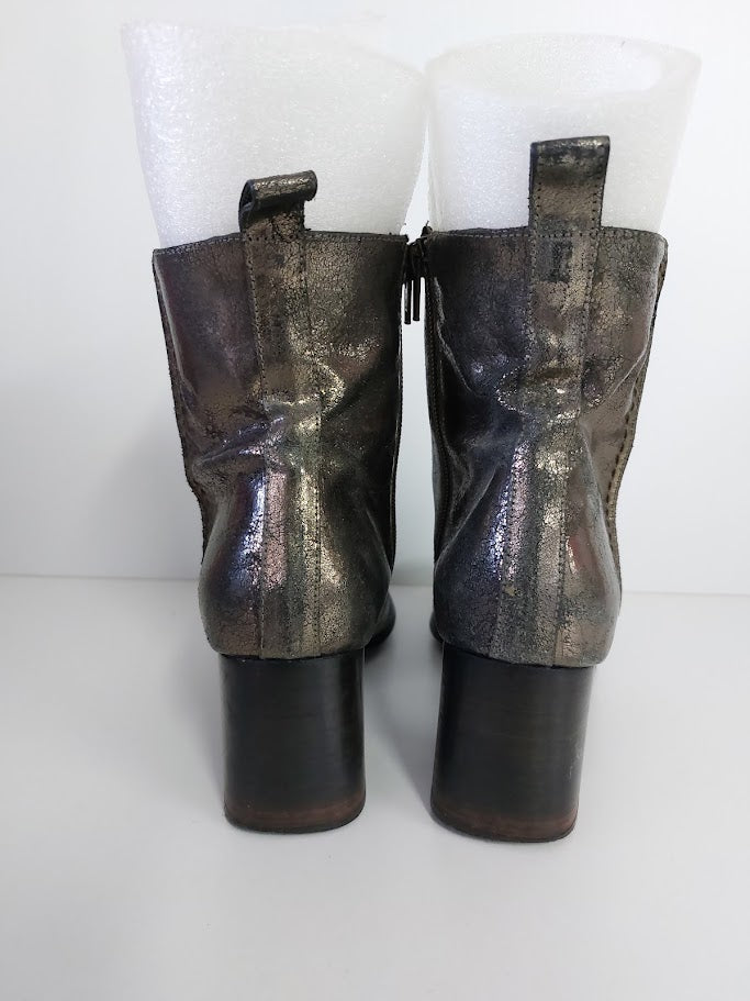 Zinda Bronze Leather Ankle Boots - 40 image 2