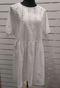 Zest White Embroidered Dress - 16 image 0