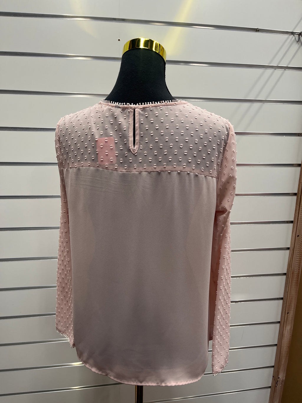 Zara Basic Blush Blouse - S image 3